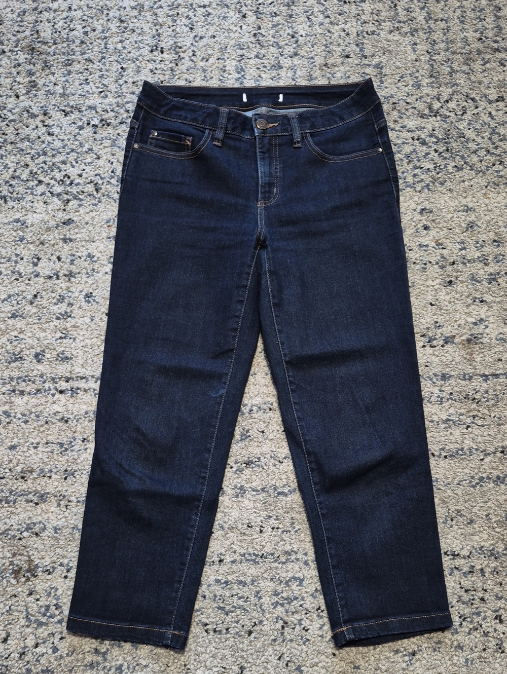 Source Unknown Dark Blue Straight-Leg Jeans